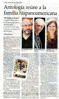 Antologìa reùne a la familia hispanoamericana  [artículo] Constanza Rojas V.
