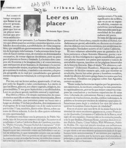 Leer es un placer