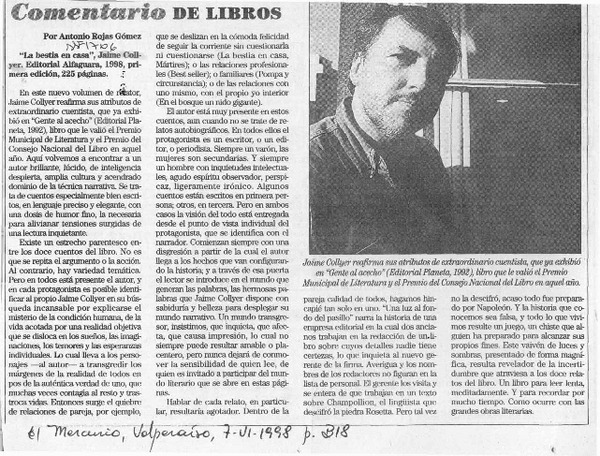 "La bestia en casa"