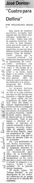 Cuatro para Delfina
