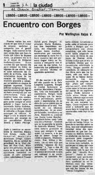 Encuentro con Borges