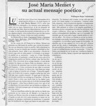 José María Memet y su actual mensaje poético  [artículo] Wellington Rojas Valdebenito.
