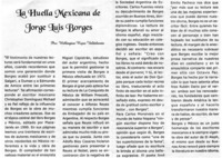 La huella mexicana de Jorge Luis Borges