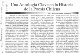 Una antología clave en la historia de la poesía chilena
