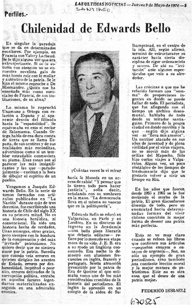 Chilenidad de Edwards Bello