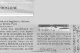 Folklore lingüístico chileno