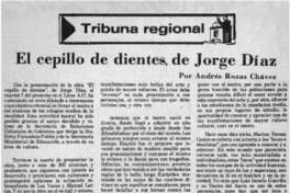 El cepillo de dientes