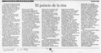 El palacio de la risa  [artículo] Martín Ruiz.