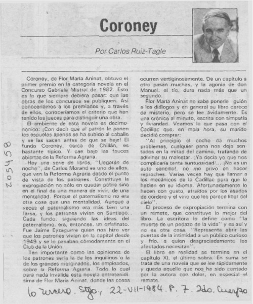 "Coroney"