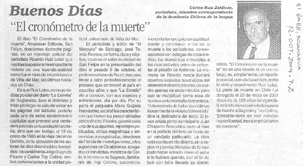 "El Cronómeto de la muerte"