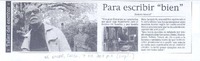 Para escribir "bien"
