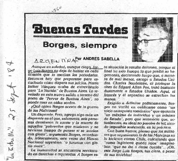 Borges, siempre