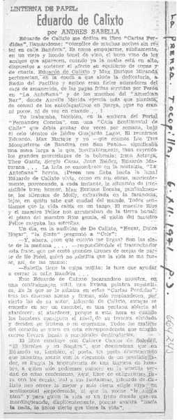 Eduardo de Calixto