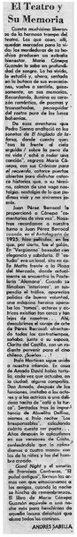 El teatro y su memoria