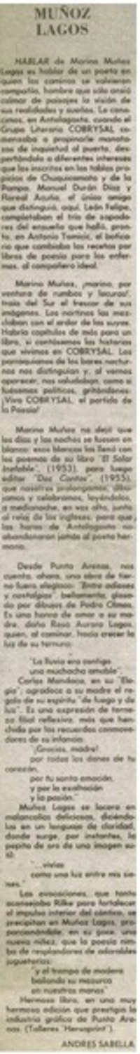 Muñoz Lagos