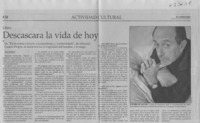 Descascara la vida de hoy  [artículo] Elisa Cárdenas