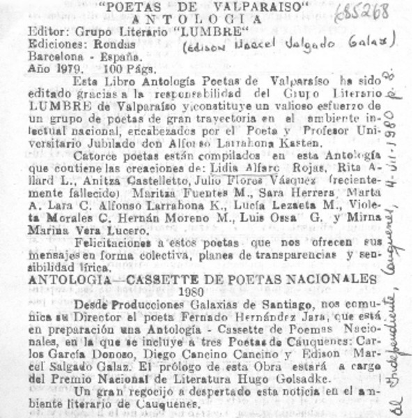 Poetas de Valparaíso