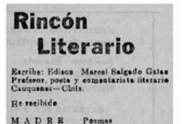 Rincón literario