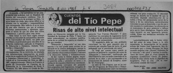 Risas de alto nivel intelectual