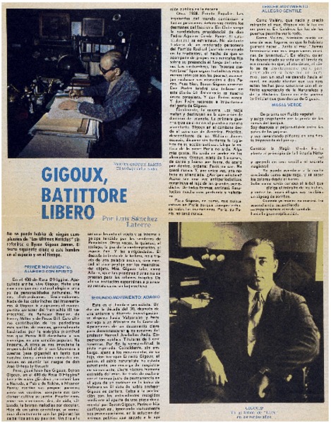 Gigoux, Batittore libero