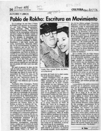 Pablo de Rokha, escritura en movimiento  [artículo] Filebo.