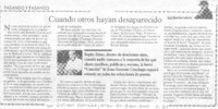 Cuando otros hayan desaparecido.