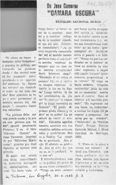 "Cámara oscura"