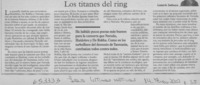 Los titanes del ring  [artículo] Leonardo Sanhueza