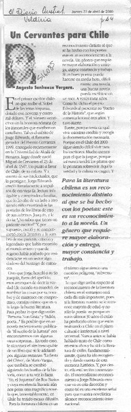 Un Cervantes para Chile