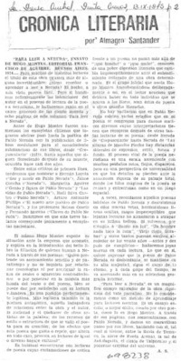Para leer a Neruda"