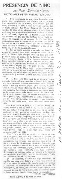 Presencia de niño
