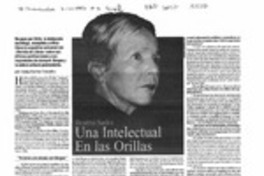 Beatriz Sarlo, una intelectual en las orillas  [artículo] Anita Karina González.