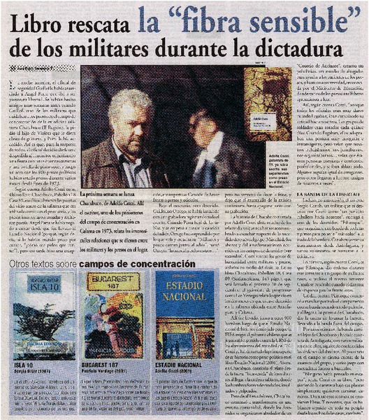 Libro rescata la "fibra sensible" de los militares durante la dictadura