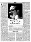 Vivir en la tolerancia  [artículo] Faride Zerán.