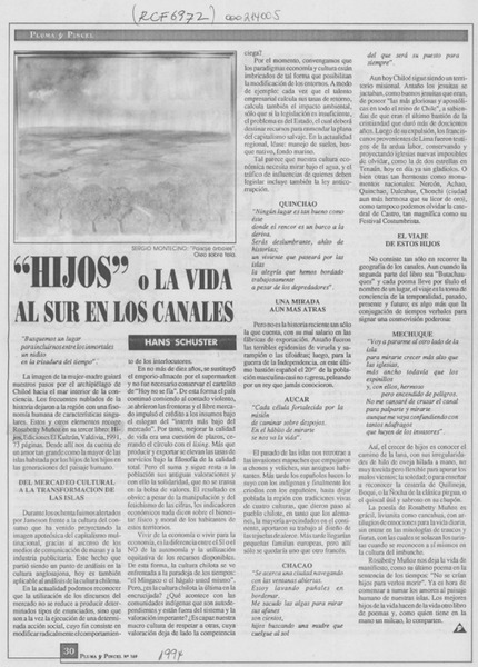"Hijos" o la vida al sur en los canales