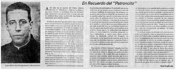 En recuerdo del "Patrocinto"