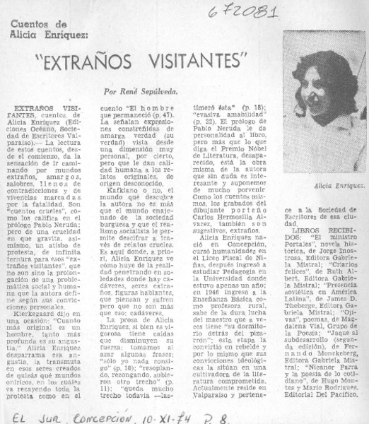 Extraños visitantes