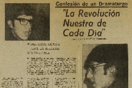 La Revolución nuestra de cada día"