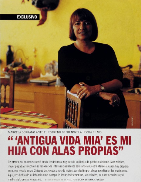 "Antigua vida mía es mi hija con alas propias"