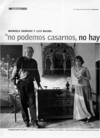 "No podemos casarnos, no hay ley de divorcio"  [artículo] Ana María Egert R.