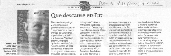 Que descanse en Paz