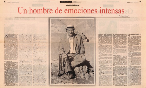 Un hombre de emociones intensas