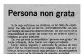 Persona non grata