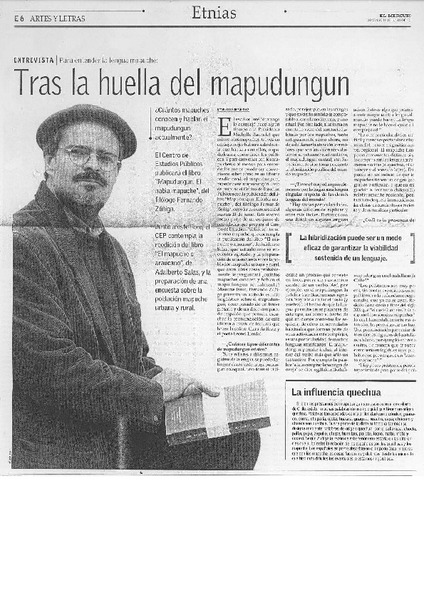 Tras la huella del mapudungun