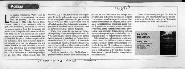 Poesía  [artículo] Gastón Soublette