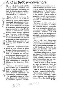 Bello y la censura  [artículo] Agustín Squella