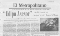 "Edipo Asesor"  [artículo] Sergio Tanhnuz