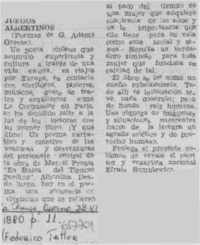 Juegos albertinos