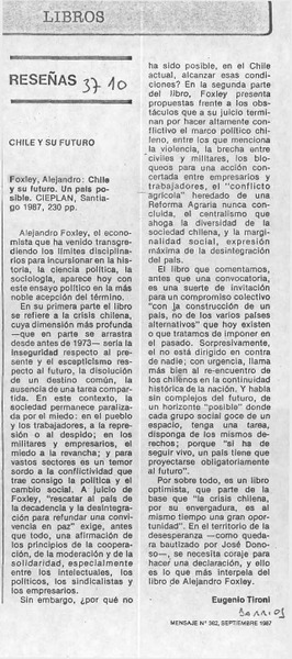 Chile y su futuro