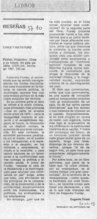Chile y su futuro